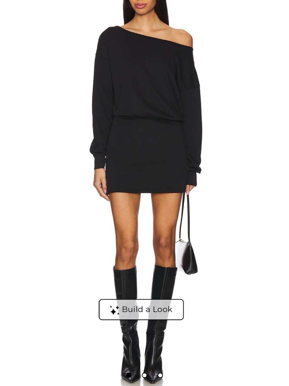 NWT Lovers + Friends Caddie Mini Dress Black XXS